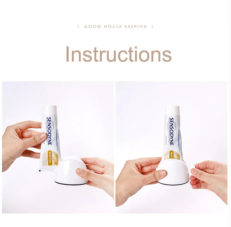 Creams Cosmetics Toothpaste Squeezer Extruder Cleanser Press  Dispenser Bathroom Accessories Rolling Toothpaste Tube Squeezer